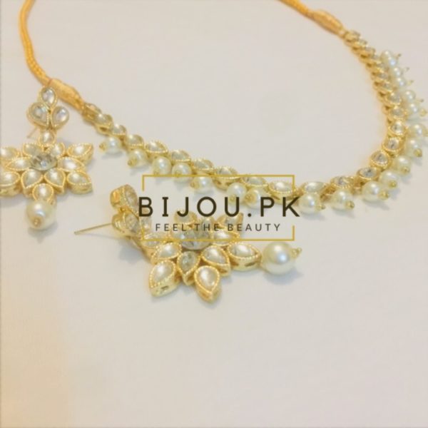 kundan necklace set for women
