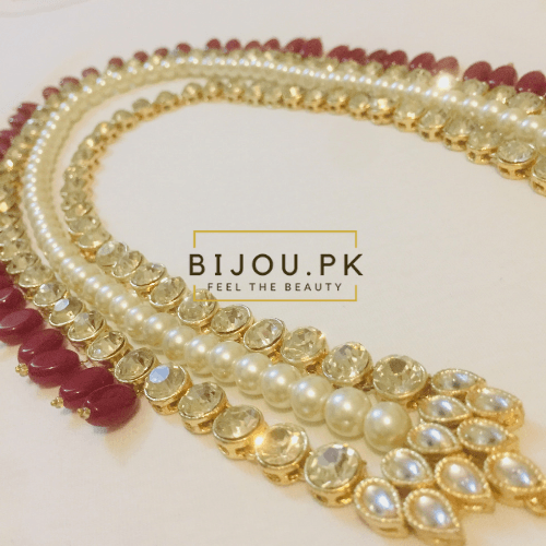 Precious Kundan Mala Necklace Online Shopping in Pakistan